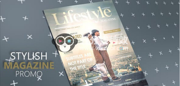 时尚杂志宣传动画片头AE模板- Stylish Magazine Promo