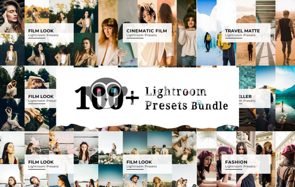 100组适用于婚礼人像旅拍电影风光Lightroom预设包 100+ Lightroom Presets Bundle