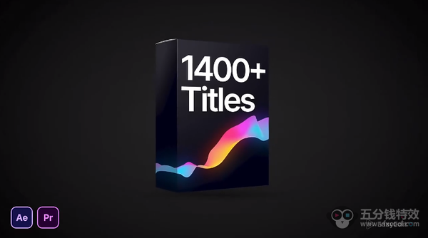 AE/PR脚本-1400个现代字幕条标题呼出指示线文字排版动画专业版