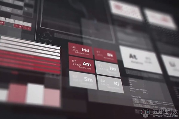 AE模板-18组HUD未来科技感元素UI动画 HUD Pack 3