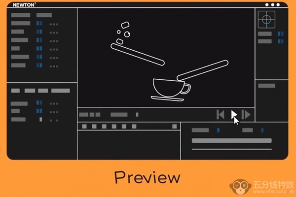 牛顿动力学AE插件 Newton V3.4.19 Win (MG动画制作好伴侣)+中文使用教程