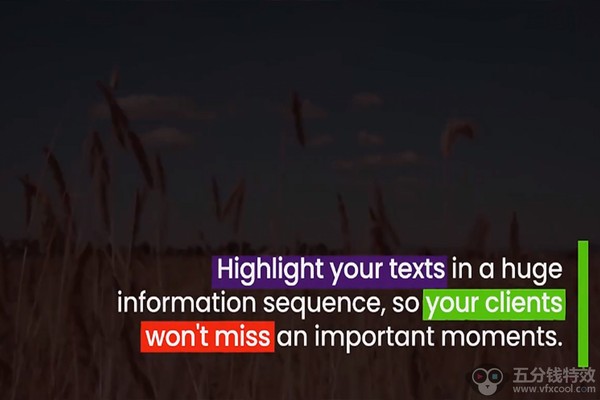 FCPX插件-36个高亮突出勾画显示文字标题动画 Highlight Texts – Explainer