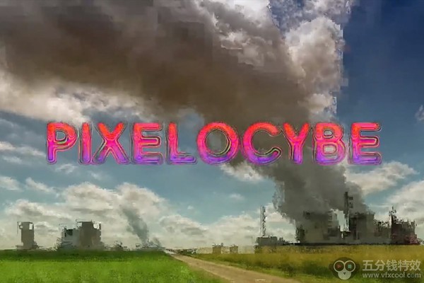 中文汉化AE/PR插件-动态马赛克低质量像素损坏视觉效果 Pixelocybe v1.2.0 Win