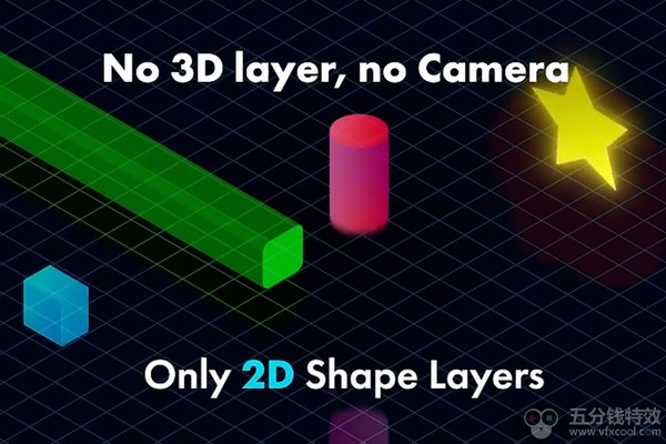 AE脚本-伪三维等距厚度拉伸立体投影效果 Volume n Tricks V1.1.0
