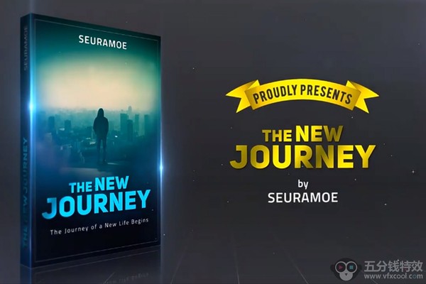 AE模板-三维书籍模型翻转展示介绍动画 Book Promo