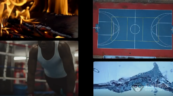 4K视频素材-柯达电影胶片灼烧分屏框复古效果 Film Split Screens + Kodak Film Burns