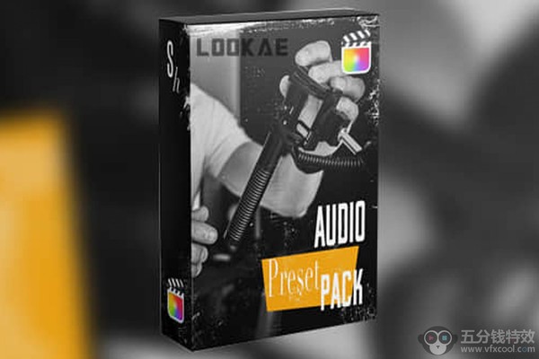 FCPX音频插件-18种麦克风收音增强处理工具 Audio Preset Pack