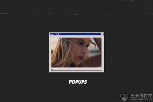 视频素材-复古电脑界面图标弹窗动画 90’s Computer Editing Pack