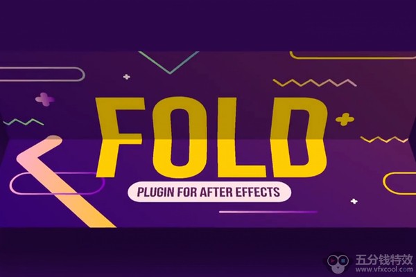 中文汉化AE插件-高级图层折叠效果 Fold v1.1.1 Win/Mac