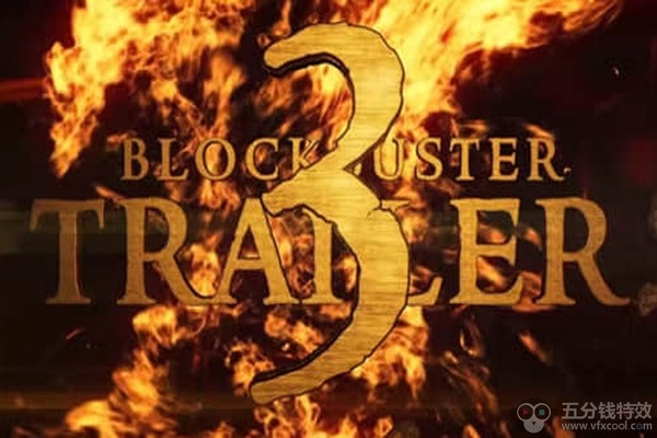 AE模板-史诗震撼三维文字标题电影大片开场预告片头动画Blockbuster Trailer 3