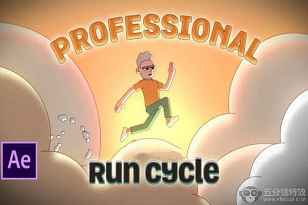 AE教程-专业2D运动跑步MG循环动画制作 Professional 2D Animation Run Cycles