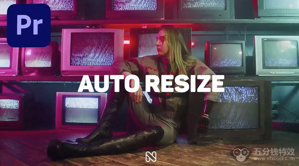 [Premiere模板] PR模板-300种复古干扰故障VHS转场预设 Punch Hole Transitions Premier