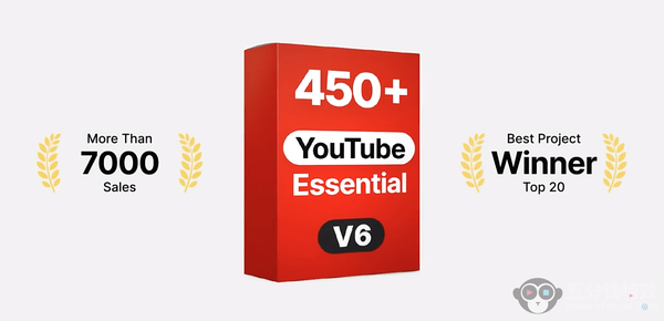 AE脚本-450个时尚网络社交媒体LOGO标题排版包装宣传动画 YTB Essential Library V6