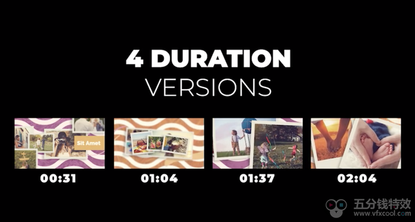 [相册AE模板] 美好回忆照片相册片头AE模板- Memories Slideshow