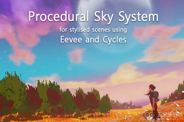 Blender插件-完全程序化天空系统 Procedural Sky System v0.2.1