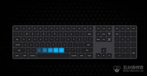 AE脚本-中文汉化实体键盘操作界面打字输入动画 keyboardFX v1.2