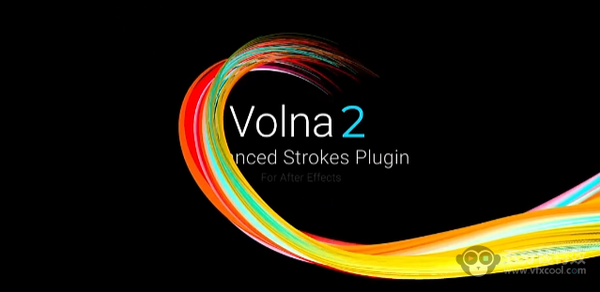 AE插件-中文汉化动态线条路径描边绘制生长动画 Volna V2.1.3 Win
