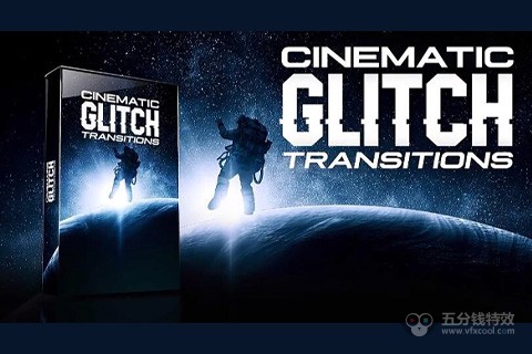 达芬奇模板 高质量电影级画面故障毛刺转场过渡预设 Cinematic Glitch Pack