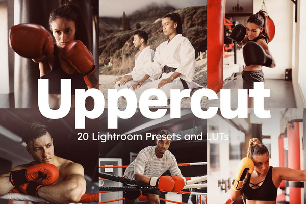拳击格斗运动AI人工智能Lightroom预设及电影视频调色LUT预设