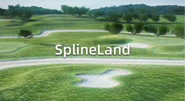 三维地形路面模拟制作3DS MAX插件 SplineLand V1.054