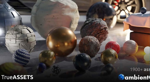 材质贴图工程预设标记管理Blender插件 True-Assets V4.1.0