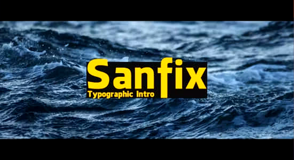 AE模板-动感节奏快闪图文展示介绍片头 Typographic Intro