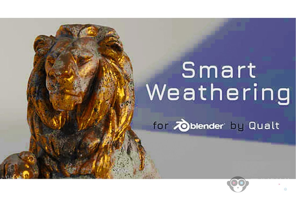 三维模型划痕污迹做旧Blender插件 Smart Weathering v2.1.0
