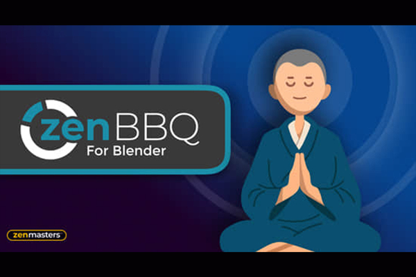 三维模型倒角Blender插件 Zen BBQ V1.0.3.2