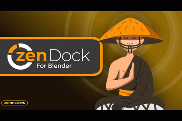 Blender插件-自定义功能按钮管理控制 Zen Dock V1.1.1