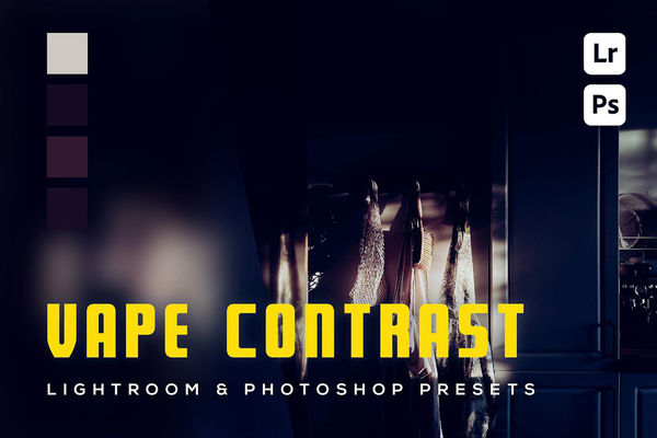 高对比电影胶片LR预设 Vape Contrast Lightroom and Photoshop Presets
