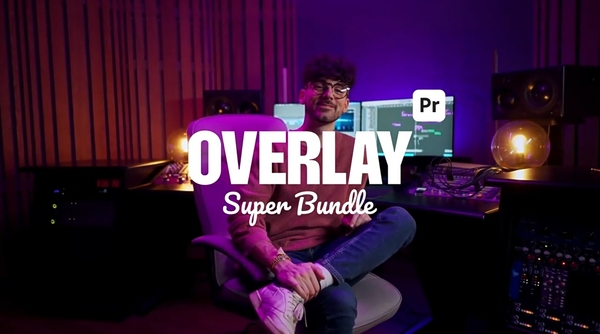 PR模板-20组视觉特效叠加包 Overlay Super Bundle