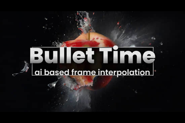 人工智能子弹时间插帧流畅慢动作特效AE插件 Bullet Time v1.2.1 Win+使用教程