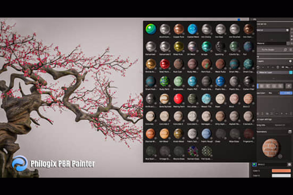 Blender插件-贴图分层绘制 Philogix Pbr Painter V4.2.3