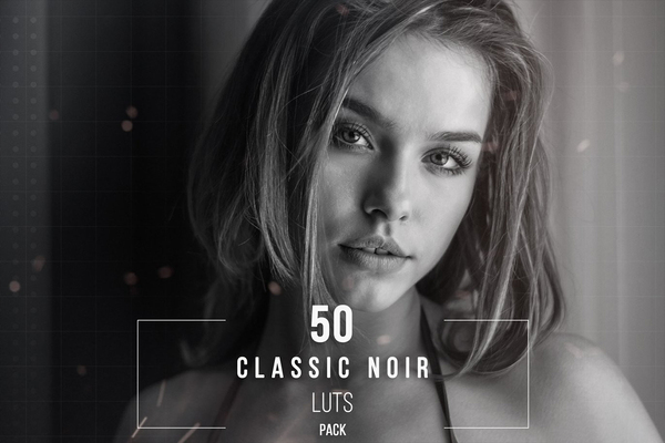 50个经典黑白电影大片LUT预设 Classic Noir LUT and Presets Collection