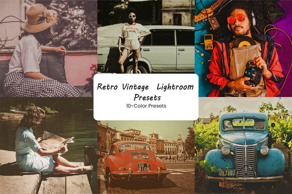老式复古电影胶片Lightroom预设 Retro Vintage Lightroom Presets