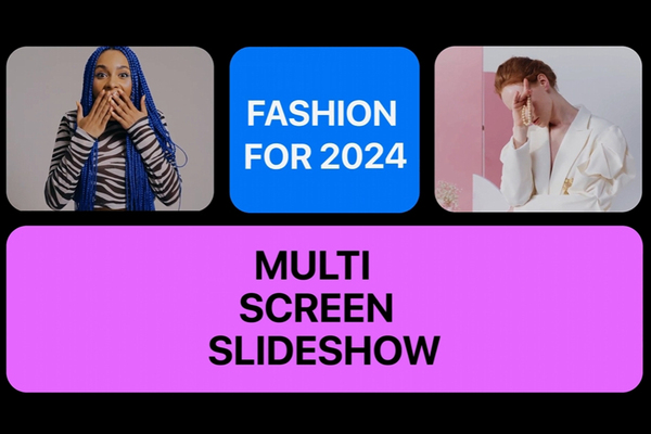 多屏幻灯片展示PR模板 Multiscreen Slideshow