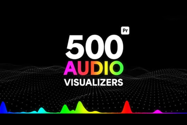 AE/PR模板-500组创意音频可视化图形主题包装宣传动画 Audio Visualizers Pack