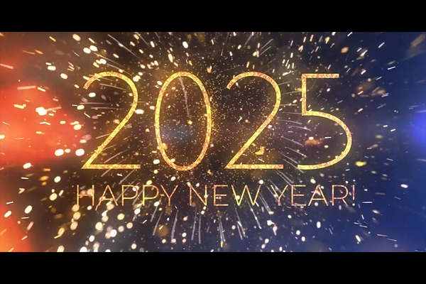 2025新年春节时钟倒计时AE模板片头 New Year Countdown 2025