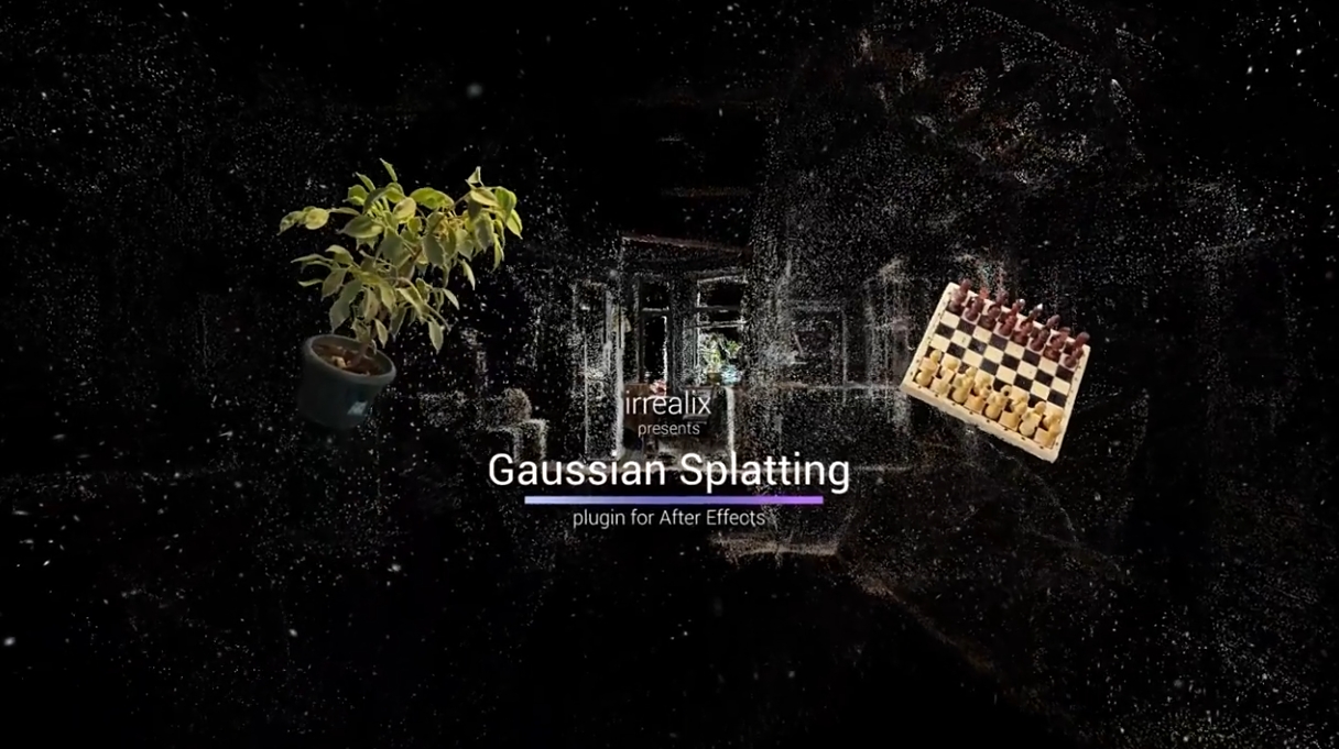 AE插件-直接导入三维重建模型实时操作渲染 Gaussian Splatting V1.4.1 Win