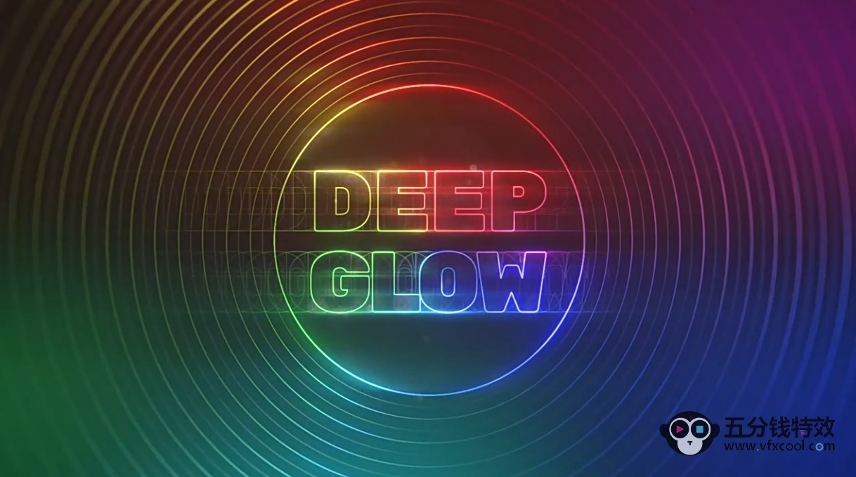 汉化版AE插件-漂亮真实高级辉光发光特效 Deep Glow v1.6.6 Win