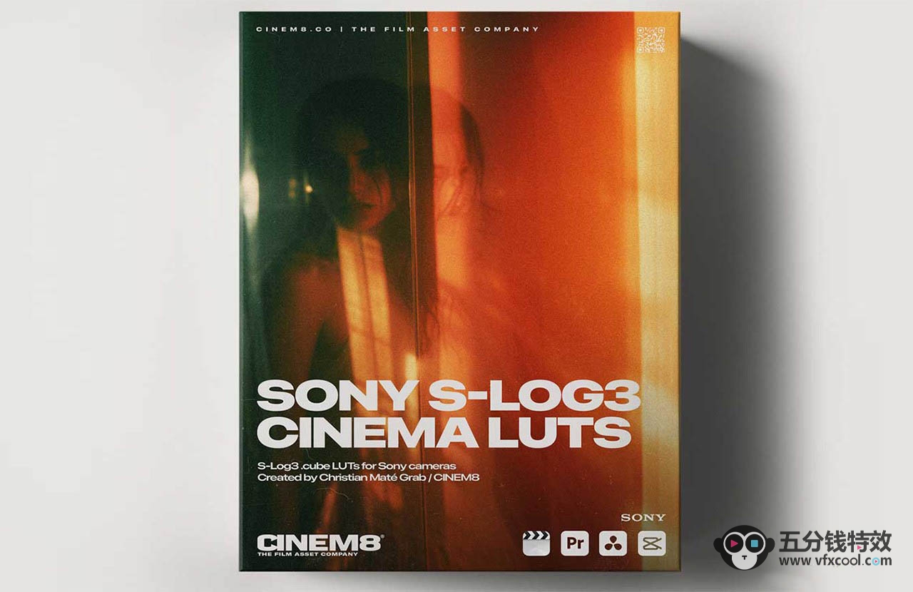 Sony S-Log3电影感氛围LUTS预设Cinem8–Sony S-Log3 Cinematic LUT