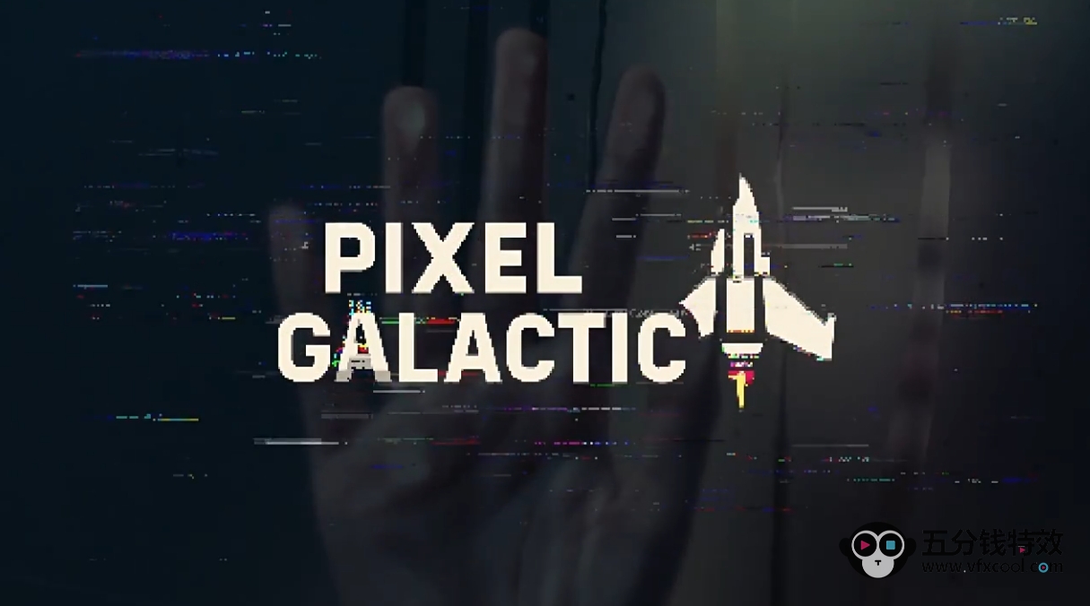 中文汉化AE/PR插件-像素撕裂破损故障视觉特效 Pixel Galactic v1.0.1 Win/Mac