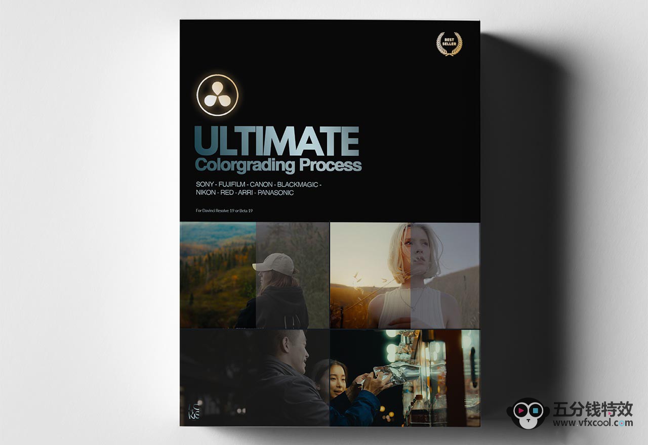 复古电影感胶片模拟达芬奇节点Loris Marie – Ultimate Powergrade