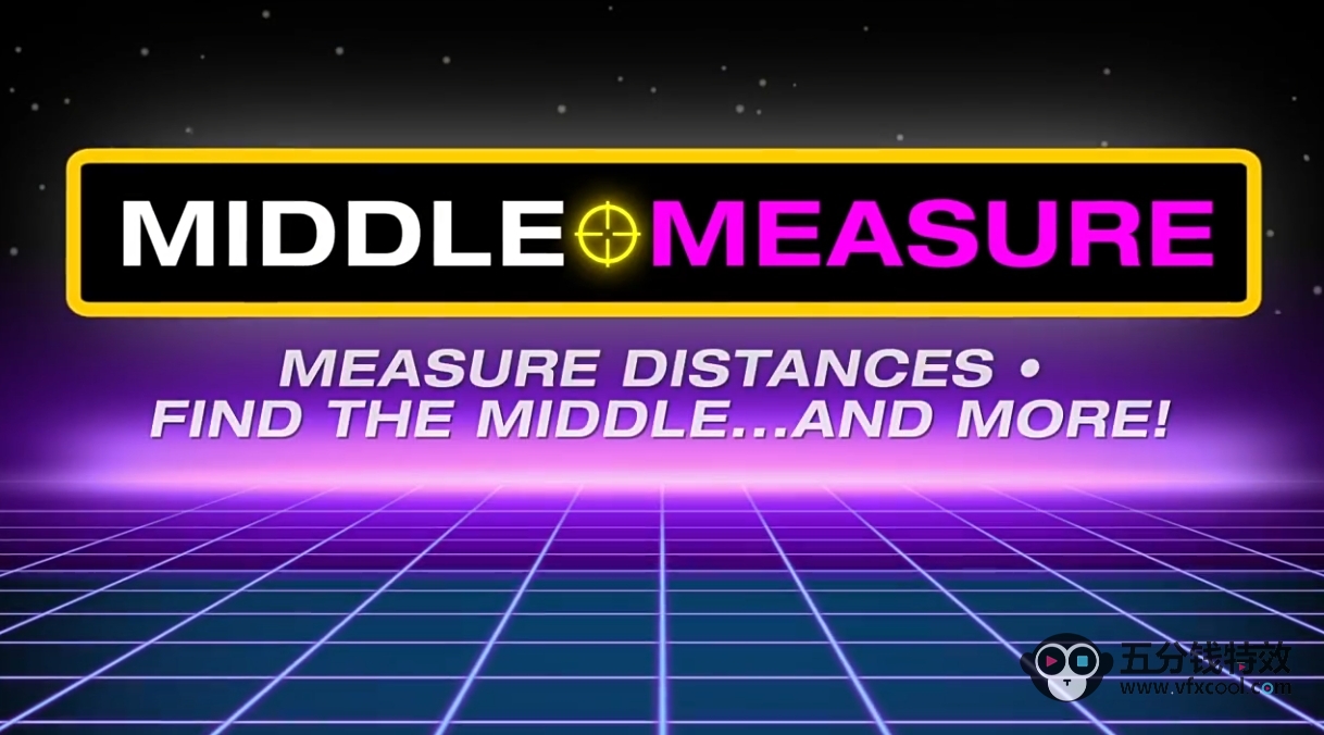 AE脚本-测量中心点距离联动动画生成器 Middle Measure v1.0