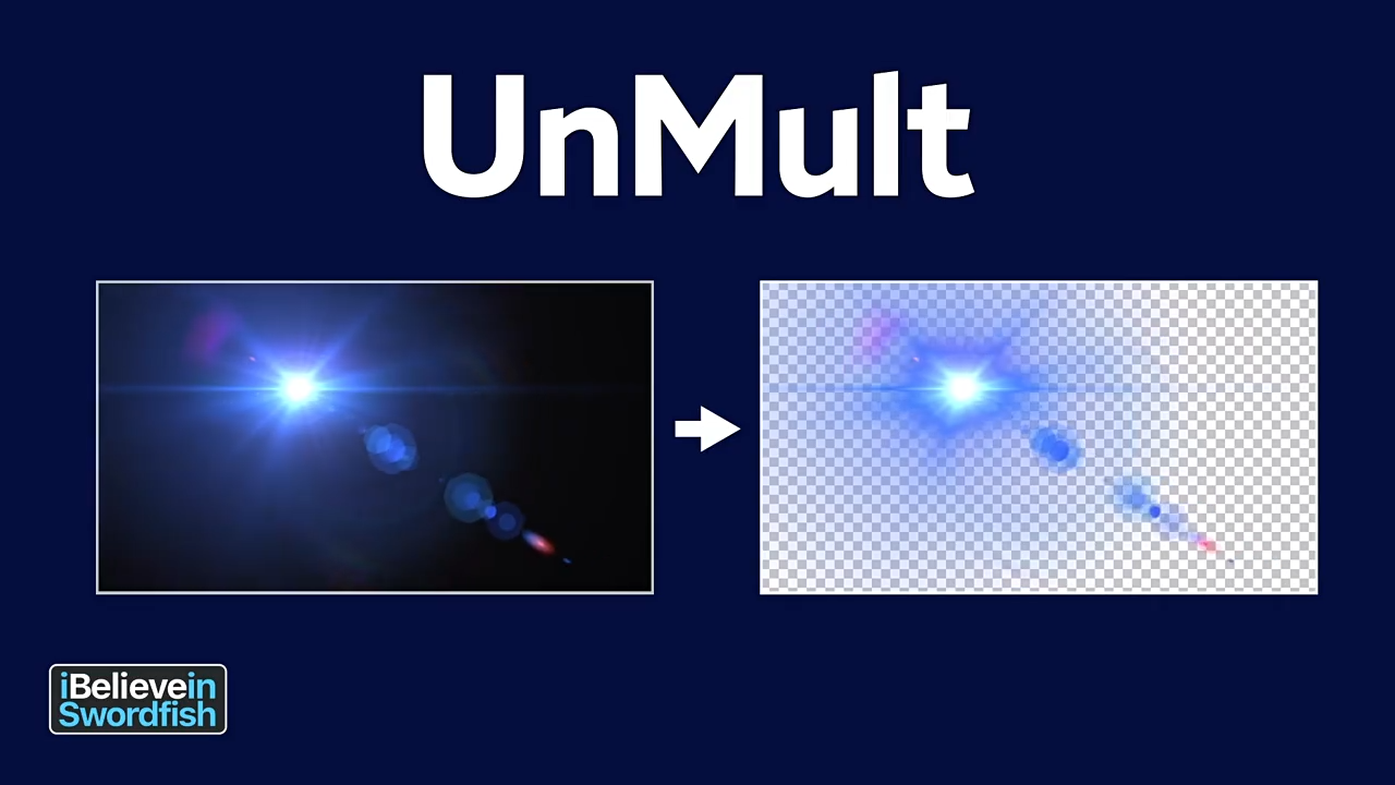 AE/PR插件-视频一键去黑底Alpha透明通道制作 Unmult v1.2 Win/Mac兼容M芯片