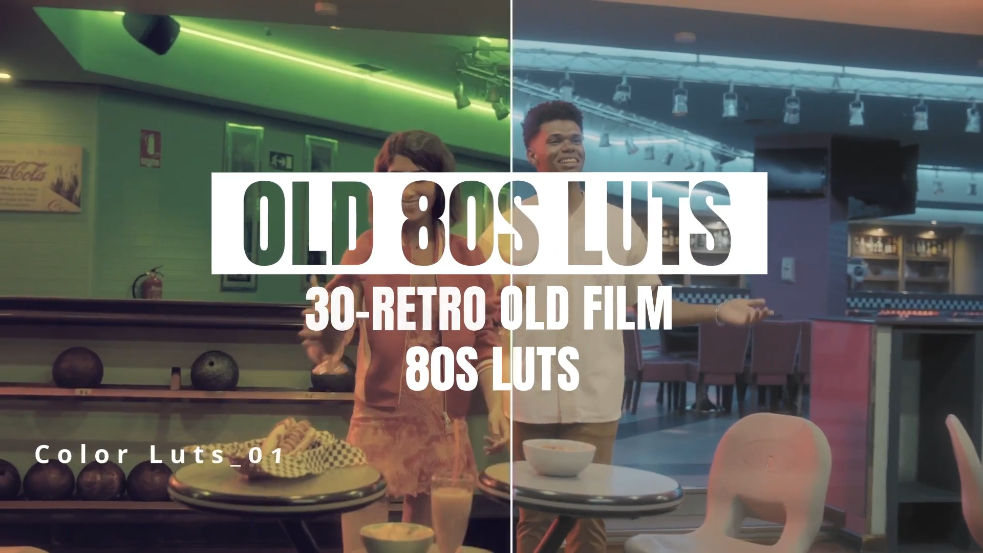 复古80年代彩色LUT调色预设 Vintage Retro 80s Color LUTs