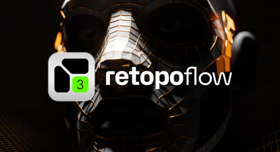 三维模型拓扑Blender插件 RetopoFlow 4 – Retopology Toolkit V4.0.0 Beta 07