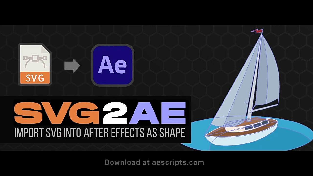 AE脚本-将SVG文件作为形状图层直接导入 SVG2AE v2.0