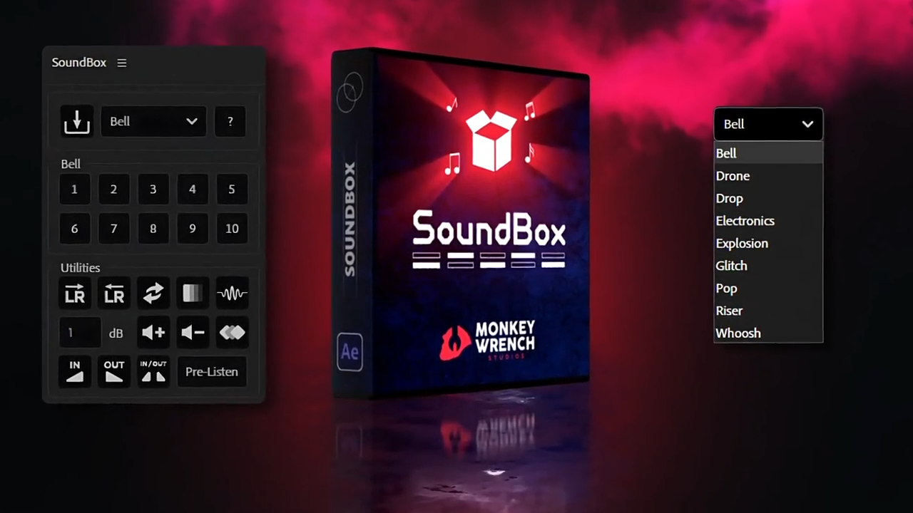 AE脚本-快速处理添加音效工具 SoundBox 1.0.0 含使用教程