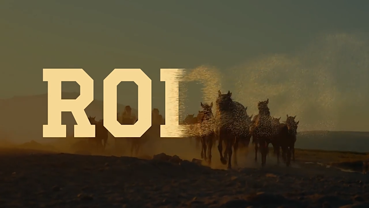 AE模板-粒子粉尘消散文字标题动画特效